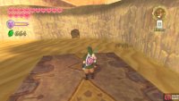 First, a quick detour: Head for the north-east part of the desert, towards the loop-shaped area.