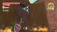 Make your way to the west and use the Clawshots to reach this high-up ledge