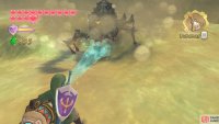 Then “dig up” the boss with the Gust Bellows if it tries to hide.
