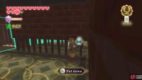 In the room with the Beamos, place the orb in the northwest corner.