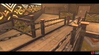 At certain points during the fight, the gate will move closer.