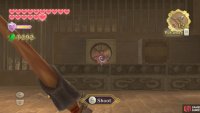 Step on the pressure switch and shoot another arrow through the gap.
