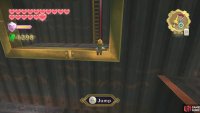 After going past the first set of pistons, use the whip to swing to this ledge.
