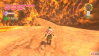 Then go through the scorching cavern, up the ramp and into the next area.