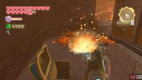 Use the Gust Bellows to cool down the molten rock.