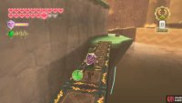 Afterwards, run across the bridge from the past that was previously blocked by a robot.