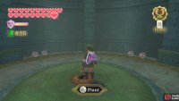 Plant the seedling in the patch of dirt in the Temple of Hylia.