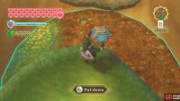 Pick up the Timeshift Orb atop the hill and carry it to the ground.