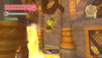 As you begin to reach the end of the path, hit the water plant above the adjacent lane and then jump across to the new platform.