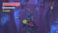 You can jump over the Moblins and then poke them from behind.