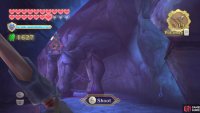 While taking cover, shoot down as many Bokoblins as you can (there are lots).