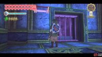 After obtaining the Triforce segment, pull the wall switch to create a shortcut back to the entrance.