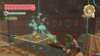 Plop the Timeshift Orb onto the platform with a wind vane, then blow the wind vane to move the platform along.