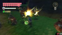 Run to evade the arrows, then move in for the kill.