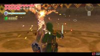 Once he’s stunned, perform a sword thrust.
