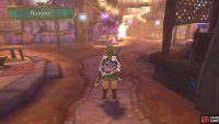 The Bazaar is a tight knit collection of shops perfect for budding adventurers like Link.