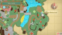Possible bug locations will have a green circle mark on the map.