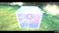 Goddess Cube: Behind the altar at Skyview Spring.