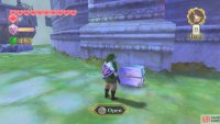 Check out the left side of the tower to find this chest.