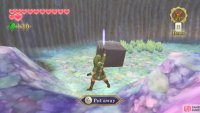 This Goddess Cube is in the same area as the Bird Statue that’s halfway along.