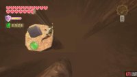 Goddess Cube: In the area with the water spring, sky-dive behind the stalagmite in front.