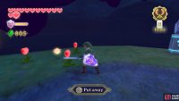 9: Go through the Waterfall cave and turn left towards the heart flowers.