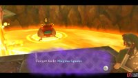 Crush them with the giant rolling eye or throw a bomb their way.