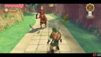 A Red Bokoblin in the Deep Woods.