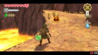 A Red Chuchu wobbling about in Eldin Volcano.