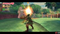 So swing your sword upwards or downwards to slay it.