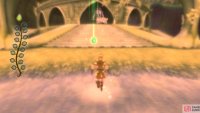 1. Straight ahead. The guardians will all start moving, but you’ve plenty of time to get it.