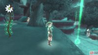10. Facing the Guardian, go right a bit. Then jump down to a nearby ledge.