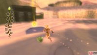 1. A slightly difficult start. Face left from the entrance and navigate the solid paths hidden under the quicksand (use your map and place beacons).