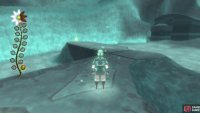 2. Travel southeast until you’ve gone past the quicksand. Again, use the map and beacons. This tear is on a raised platform, with a slope nearby.