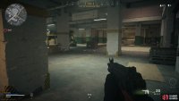 and use the warehouse for cover from the open.