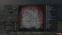 Land on the outer edge of the circle to avoid large crowds of players