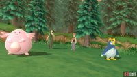 During battles, she’ll fight with her Chansey.