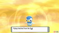 The newly hatched Pokémon will be Level 1 and in its unevolved form.