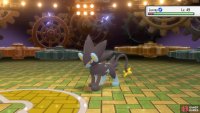 Luxray’s Intimidate will weaken physical attacks slightly.
