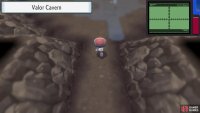 Azelf resides in Valor Cavern, at the heart of Lake Valor.