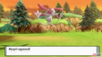 Mesprit’s HP and status condition will carry over.