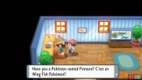 This hiker living on Route 226 will trade a Magikarp for your Finneon.