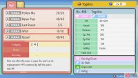 Here, we make Togekiss relearn Wish.
