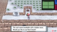 Further west, there’s a suspicious rock behind a cracked rock…