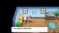 Show him a Pokémon with his desire Level to receive a gift.