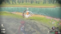 You may find it easier to sneak up on Landorus with Smoke Bombs.