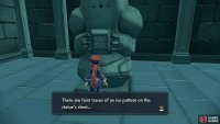 The key to solving this puzzle is to follow the statues’ line of sight.