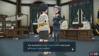 She’ll give you the uniform of the Survey Corps.