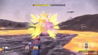 Arcanine will idle, while looking up slightly.