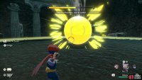 Run up to Electrode and chuck an Electric-resistant Pokémon at it.